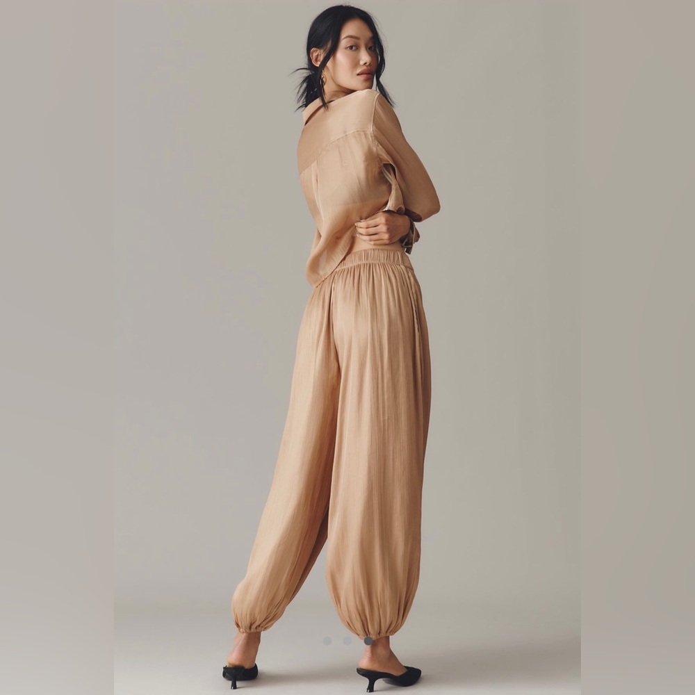Maeve shiny ballon pants - Picture 2 of 8